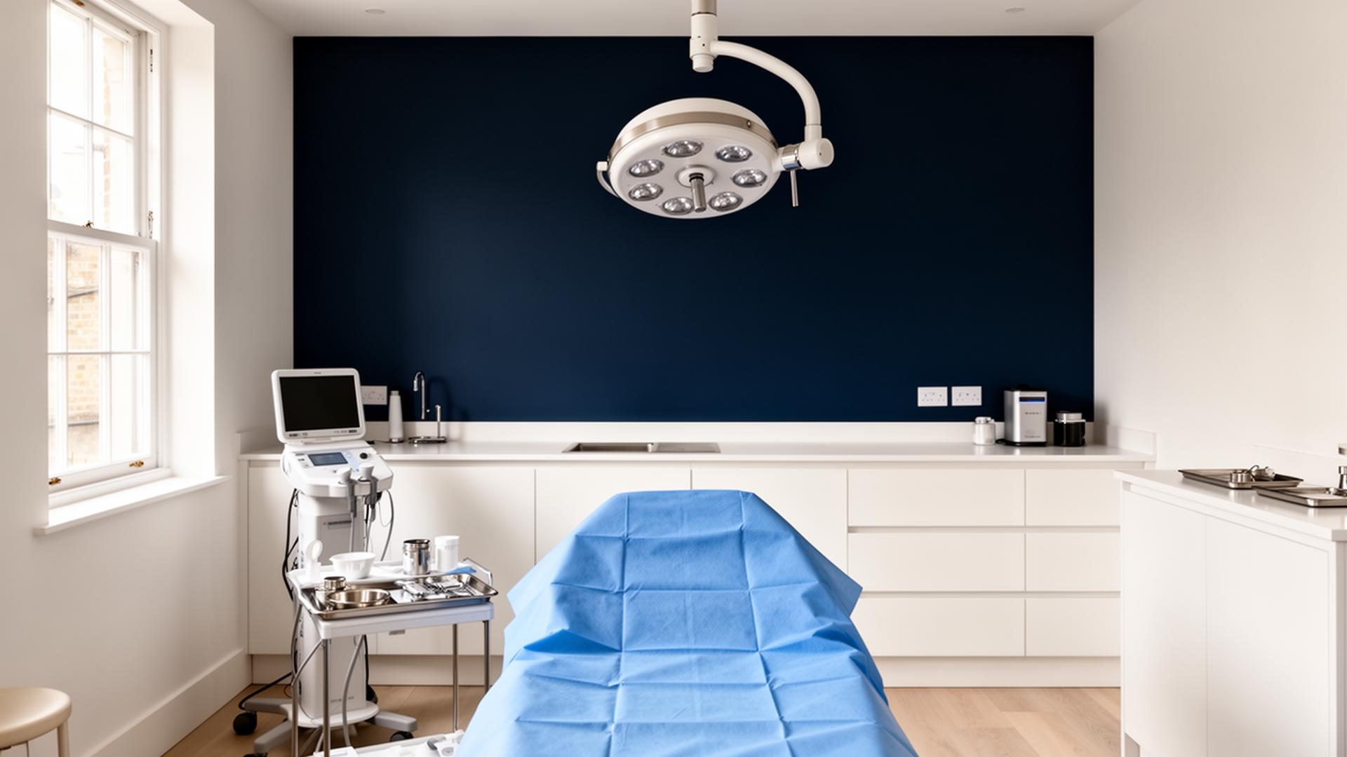 Dr SOS treatment room in Chelsea, London